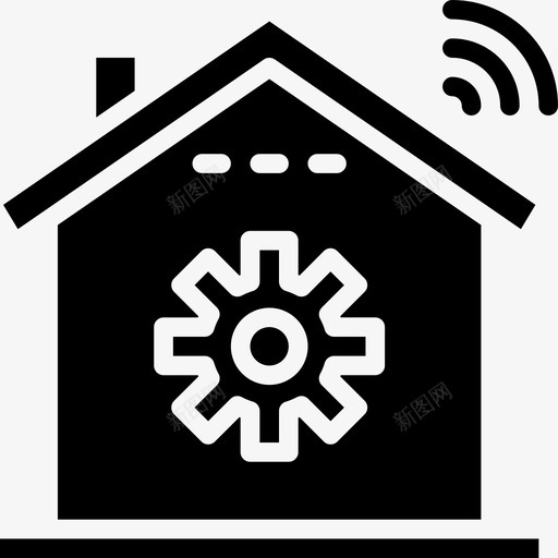 家庭自动化智能家居58填充图标svg_新图网 https://ixintu.com 填充 家庭 智能家居 自动化