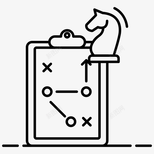战略地图商业战略规划图标svg_新图网 https://ixintu.com 向量 商业 图标 地图 媒体 战术 战略 方案 社交 规划