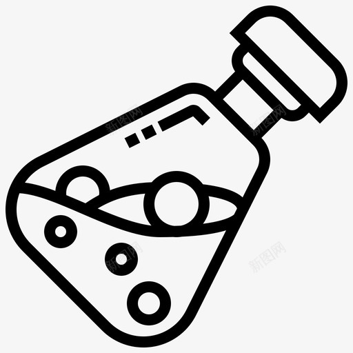 精油spa元素4线性图标svg_新图网 https://ixintu.com spa 元素 精油 线性