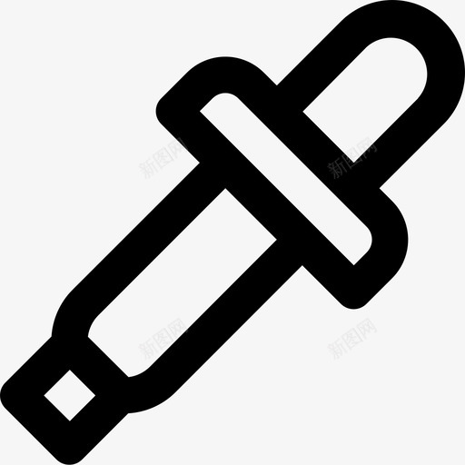 滴管着色吸管图标svg_新图网 https://ixintu.com adobeillustrator工具 吸管 滴管 着色