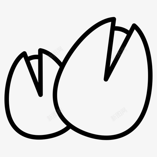 坚果干果吃图标svg_新图网 https://ixintu.com 健康 坚果 字形 干果 开心果 美食 设定 食物