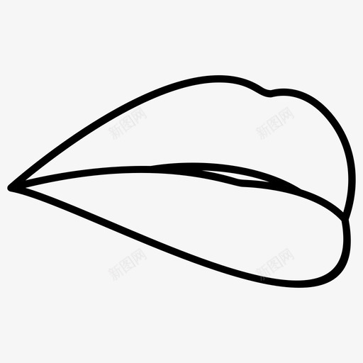 口红人唇嘴图标svg_新图网 https://ixintu.com 人唇 口红 图标 套唇 性感 收藏 贴片