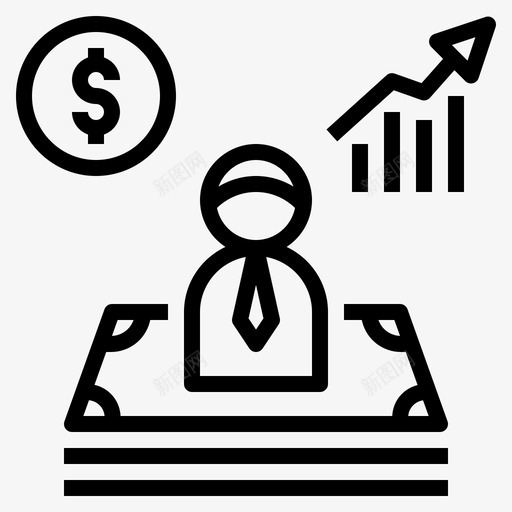 企业商人企业家图标svg_新图网 https://ixintu.com 企业 企业孵化器 企业家 商人 营销 金融