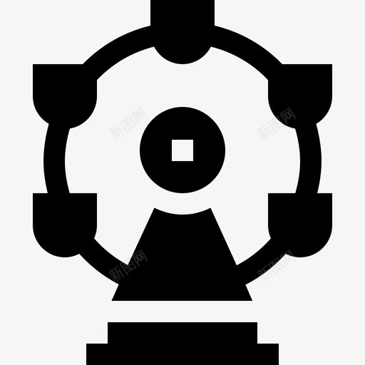 摩天轮马戏团49填充图标svg_新图网 https://ixintu.com 填充 摩天轮 马戏团
