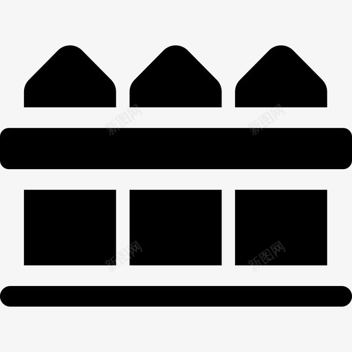 围栏家装51填充图标svg_新图网 https://ixintu.com 围栏 填充 家装