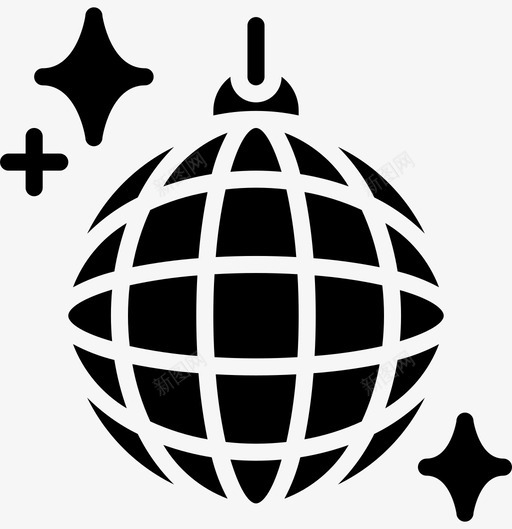 迪斯科舞会流行文化2填充图标svg_新图网 https://ixintu.com 填充 流行文化 舞会 迪斯科