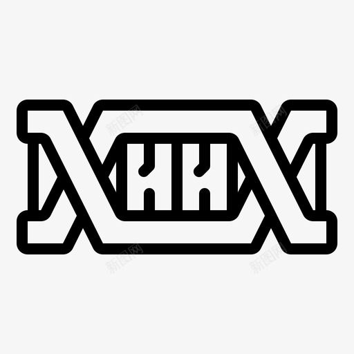 dna细胞crispr图标svg_新图网 https://ixintu.com crispr dna 医学 细胞 镰刀