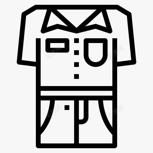 制服职业学生图标svg_新图网 https://ixintu.com 制服 学生 工人 教师 职业