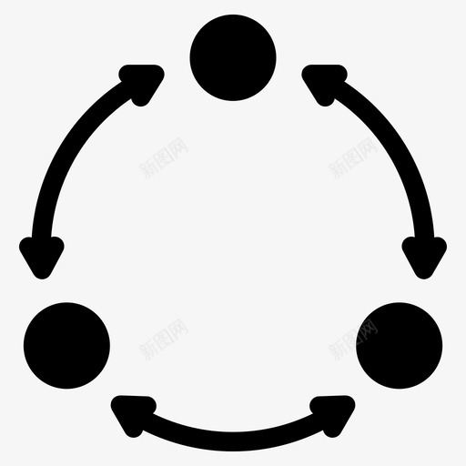 沟通圈子联系图标svg_新图网 https://ixintu.com 圈子 投资 沟通 联系