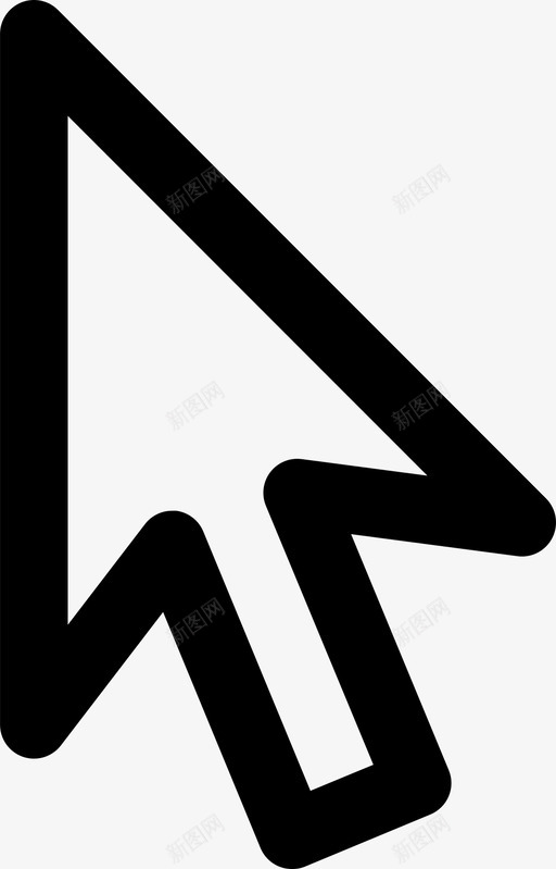 选择点击光标图标svg_新图网 https://ixintu.com adobeillustrator工具 光标 指针 点击 选择 鼠标
