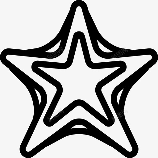 星型孤立型形状图标svg_新图网 https://ixintu.com 孤立型 形状 星型 星型图标 符号 简单