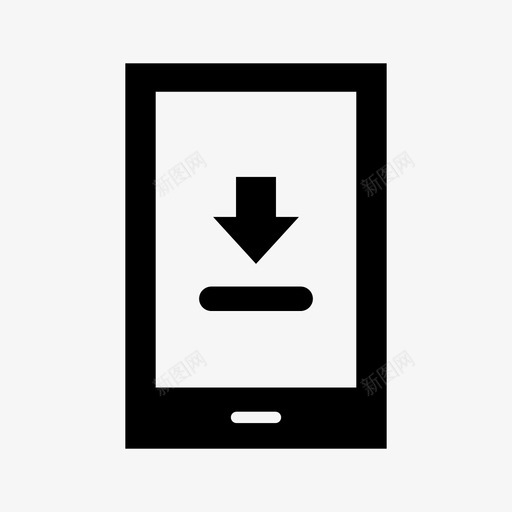 数据文件图标svg_新图网 https://ixintu.com 下载 传送 数据 文件 电话
