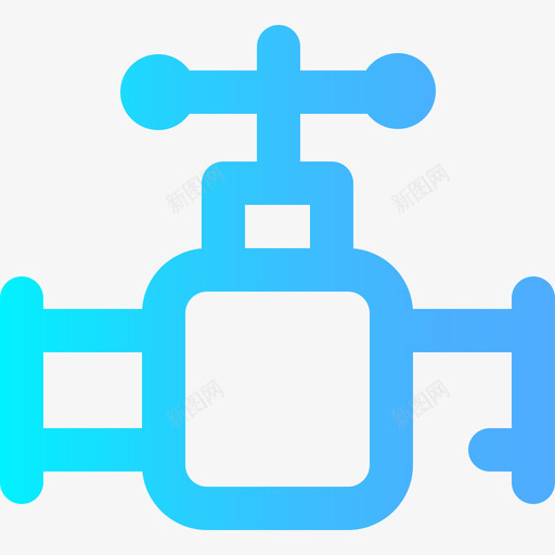 阀门管道工21坡度图标svg_新图网 https://ixintu.com 坡度 管道工 阀门