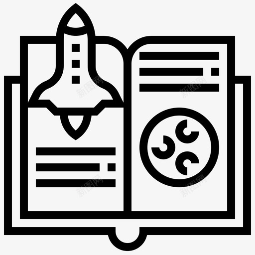 导航航天技术4线性图标svg_新图网 https://ixintu.com 导航 技术 线性 航天