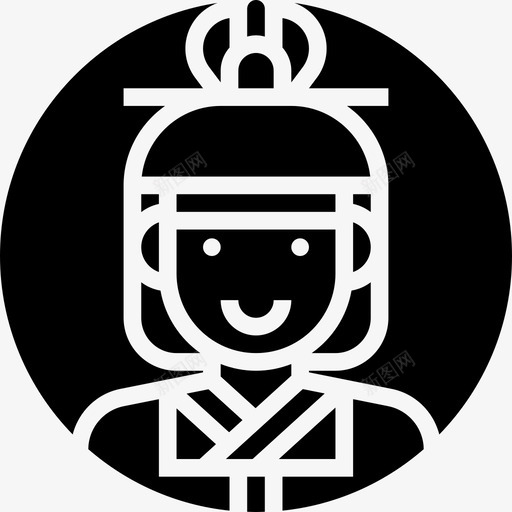日本国家化身13雕文图标svg_新图网 https://ixintu.com 化身 国家 国家化 日本 雕文