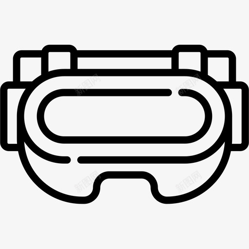 护目镜超级英雄14直线型图标svg_新图网 https://ixintu.com 护目镜 直线 线型 英雄 超级
