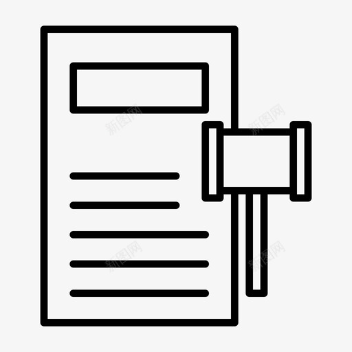 法律判决结论决定图标svg_新图网 https://ixintu.com 军事 决定 决议 法律判决 结论