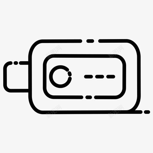 监控系统usb存储设备图标svg_新图网 https://ixintu.com usb 存储设备 监控系统