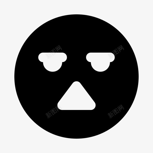 坏心情表情符号脸图标svg_新图网 https://ixintu.com 坏心 心情 符号 表情