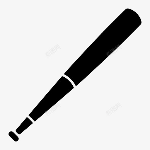 棒球棒击球手击球图标svg_新图网 https://ixintu.com 体育 击球 本垒 棒球 球手 球棒