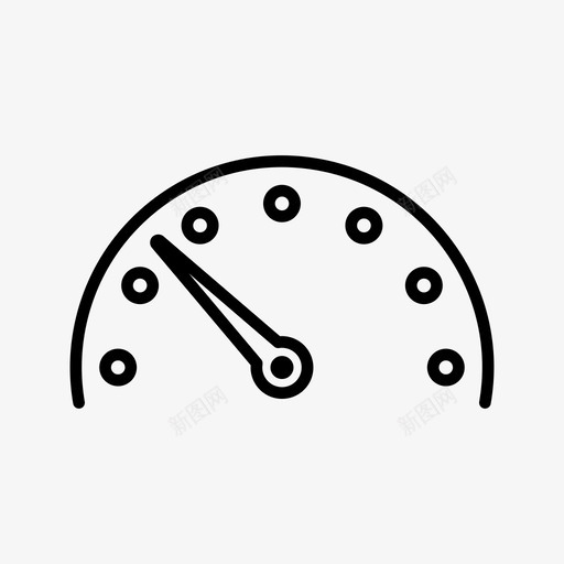 车速表仪表里程表图标svg_新图网 https://ixintu.com 仪表 信息 图表 车速 里程表