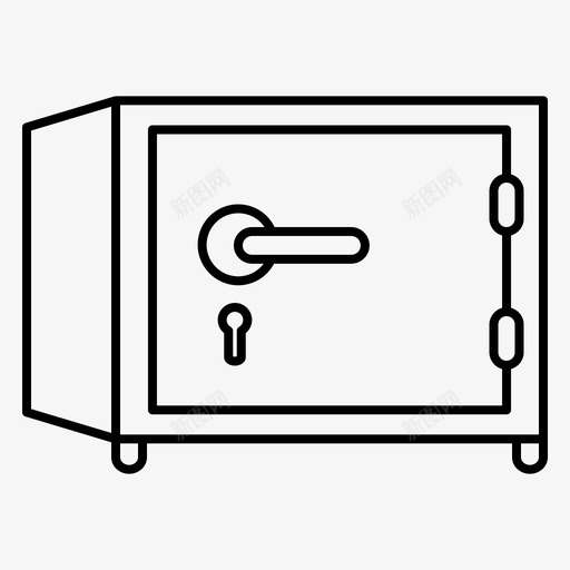 保险箱存款箱保险箱组合图标svg_新图网 https://ixintu.com 保险箱 存款 组合