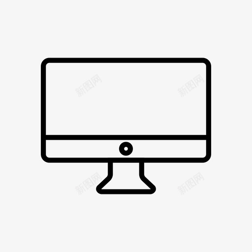 电脑苹果imac图标svg_新图网 https://ixintu.com imac pc 电脑 苹果