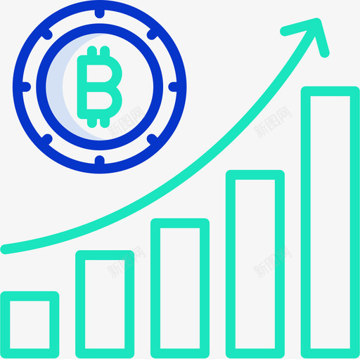 报告比特币加密货币5轮廓颜色图标svg_新图网 https://ixintu.com 加密 报告 比特 货币 轮廓 颜色
