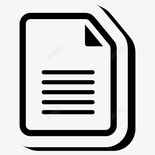互联网文章文件图标svg_新图网 https://ixintu.com 互联网 文件 文章 电子书