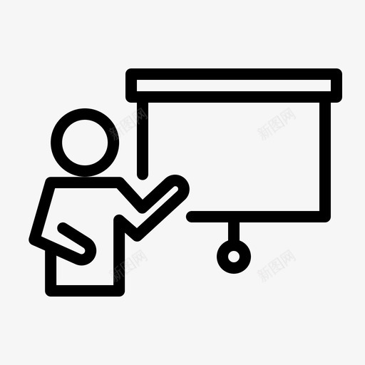 讲座板报报告图标svg_新图网 https://ixintu.com 培训 学习 学校和教育系统大纲 报告 板报 讲座