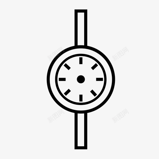 手表时钟珠宝图标svg_新图网 https://ixintu.com 手表 时钟 时间 有手 没有 珠宝 钢铁