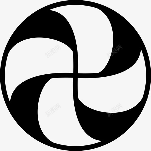 排球运动球图标svg_新图网 https://ixintu.com 排球 运动球