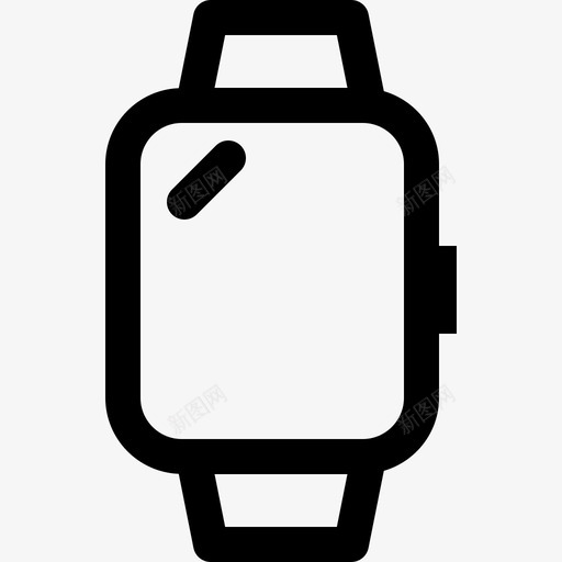 线性要素Iwatch61图标svg_新图网 https://ixintu.com Iwatch 线性 要素
