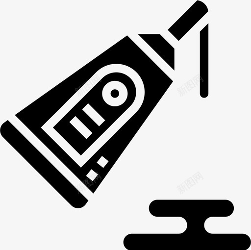 口红美容化妆品9字形图标svg_新图网 https://ixintu.com 化妆品 口红 字形 美容 美容化妆