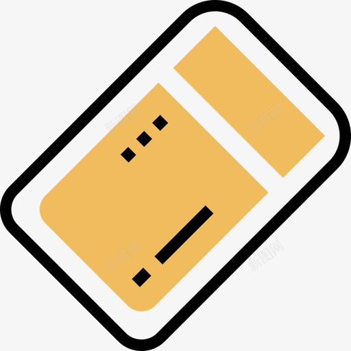 菜板厨具22黄影图标svg_新图网 https://ixintu.com 厨具 菜板 黄影
