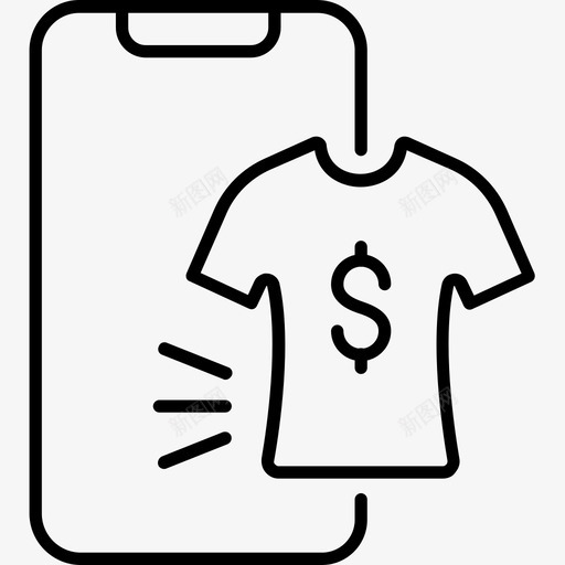 运动服球衣在线图标svg_新图网 https://ixintu.com 在线 支付 球衣 网上购物 购物 运动服
