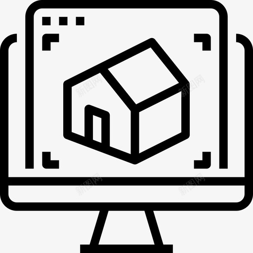三维构造128线性图标svg_新图网 https://ixintu.com 三维 构造128 线性
