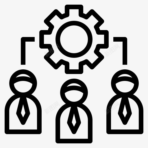 服务协助顾问图标svg_新图网 https://ixintu.com 企业 协助 团队 孵化器 支持 服务 顾问