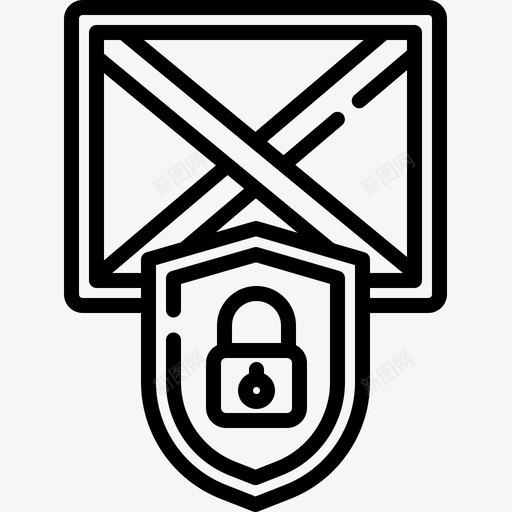 安全后勤80直线型图标svg_新图网 https://ixintu.com 后勤 安全 直线 线型