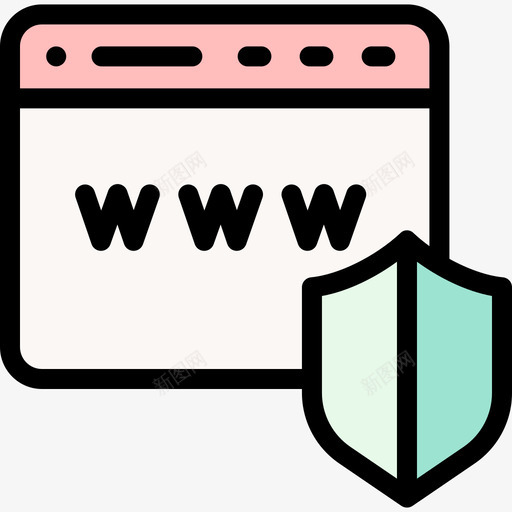浏览器web开发67线性颜色图标svg_新图网 https://ixintu.com web开发67 浏览器 线性颜色