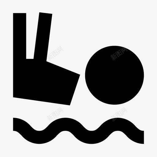 体育海滩足球图标svg_新图网 https://ixintu.com 24像素 体育 字形 海滩 游戏 足球