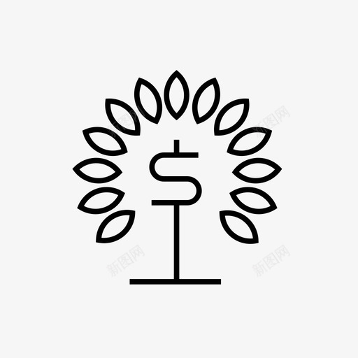 利润优势利益图标svg_新图网 https://ixintu.com 优势 利润 利益 机会 财务 金钱
