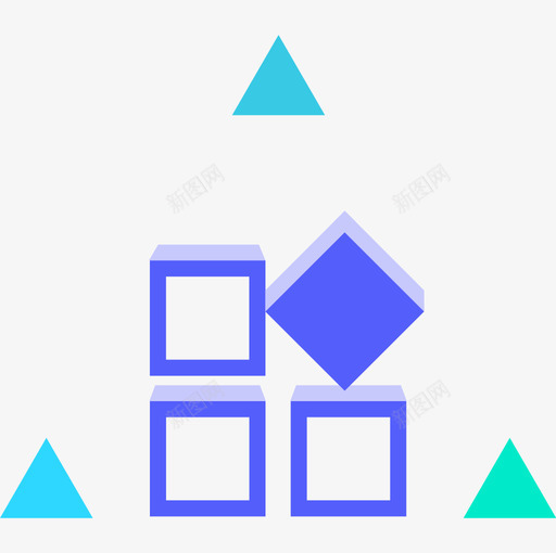 功能模块svg_新图网 https://ixintu.com 功能模块 线性 多色 简约