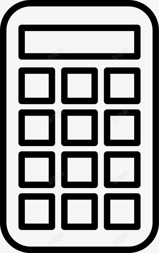 计算器电子产品手持设备图标svg_新图网 https://ixintu.com 一体机 手持 数学 电子产品 科学 计算器 设备