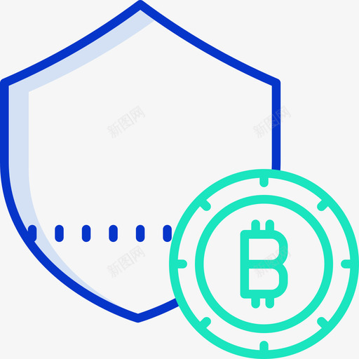 安全加密货币45轮廓颜色图标svg_新图网 https://ixintu.com 加密 安全 货币 轮廓 颜色