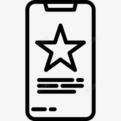 智能手机博客9线性图标svg_新图网 https://ixintu.com 博客9 智能手机 线性