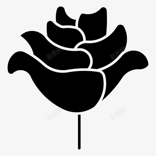 万寿菊花绿图标svg_新图网 https://ixintu.com 万寿菊