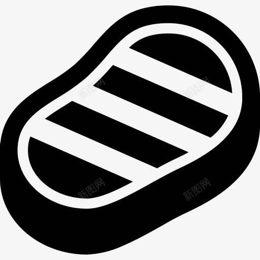 牛排牛肉食物图标svg_新图网 https://ixintu.com 牛排 牛肉 肉 肉固体图标 食物 餐厅