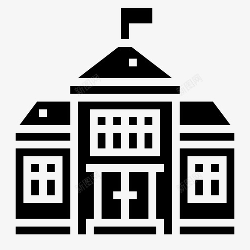学校大学教育图标svg_新图网 https://ixintu.com 大学 学校 扎实 教师 教育 高中