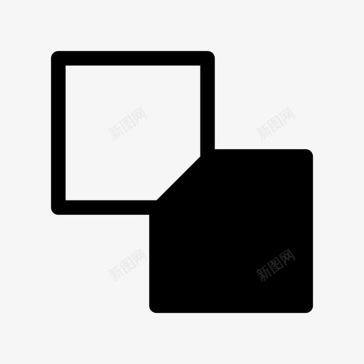 合并整合修剪图标svg_新图网 https://ixintu.com 修剪 合并 整合 联合